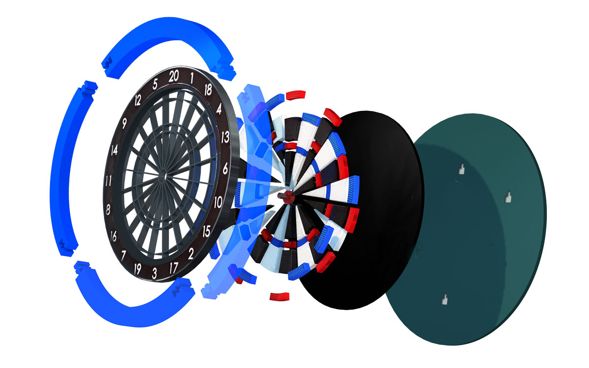 Cible non électronique Dartslive Zero Board