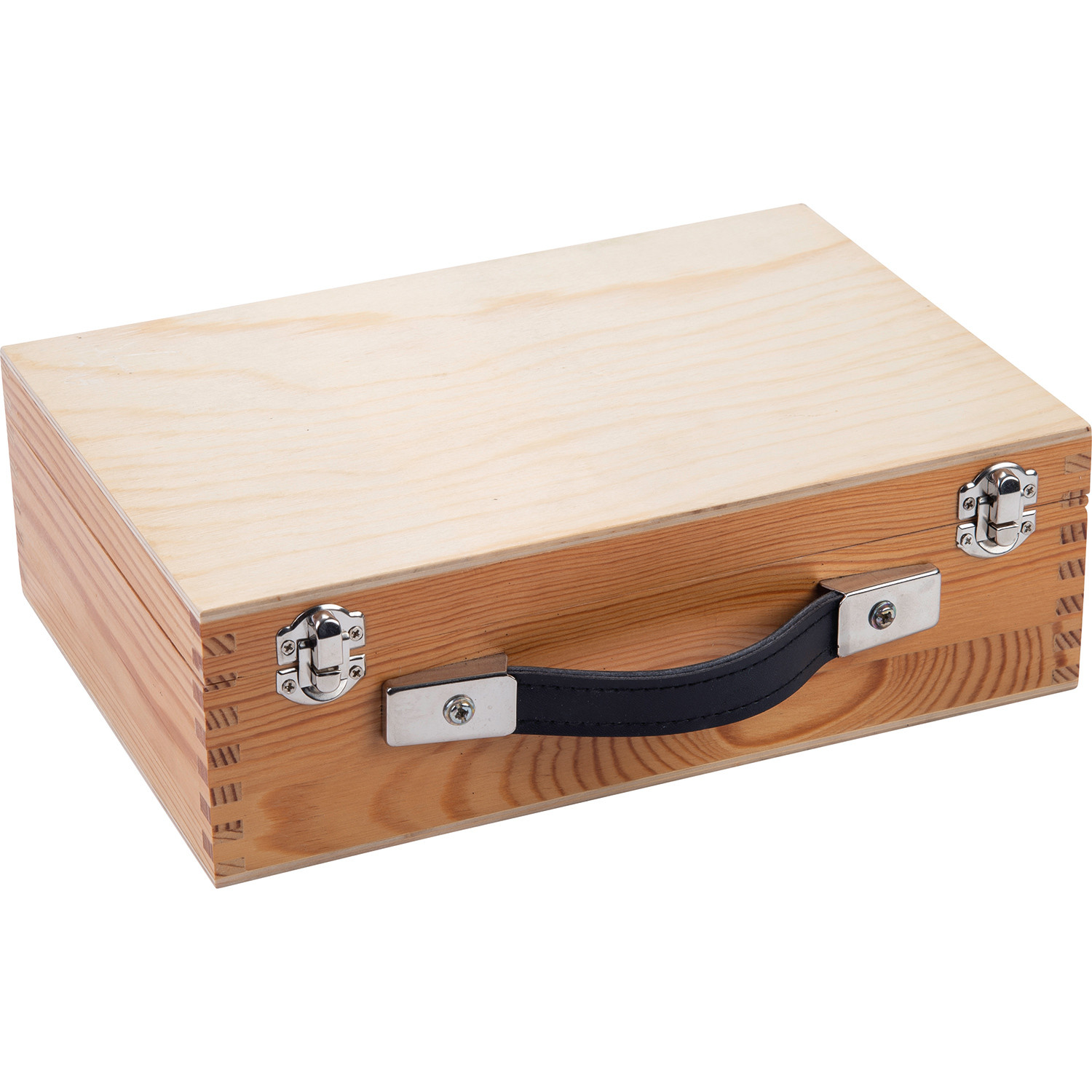 Jeu de boules métal/ black (6 boules) boîte en bois