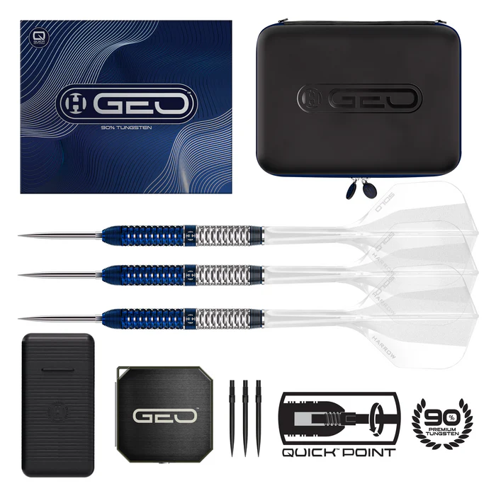 Fléchettes Harrows Géo -Shape 03 Bomb.90%Tungstène pointe acier 25 gr