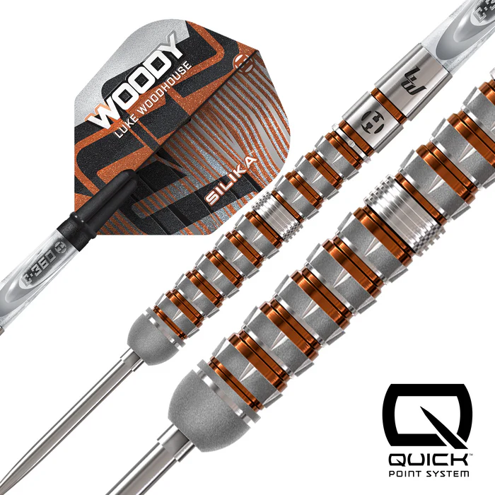 Fléchettes Harrows Luke Woodhouse pointe acier 25gr