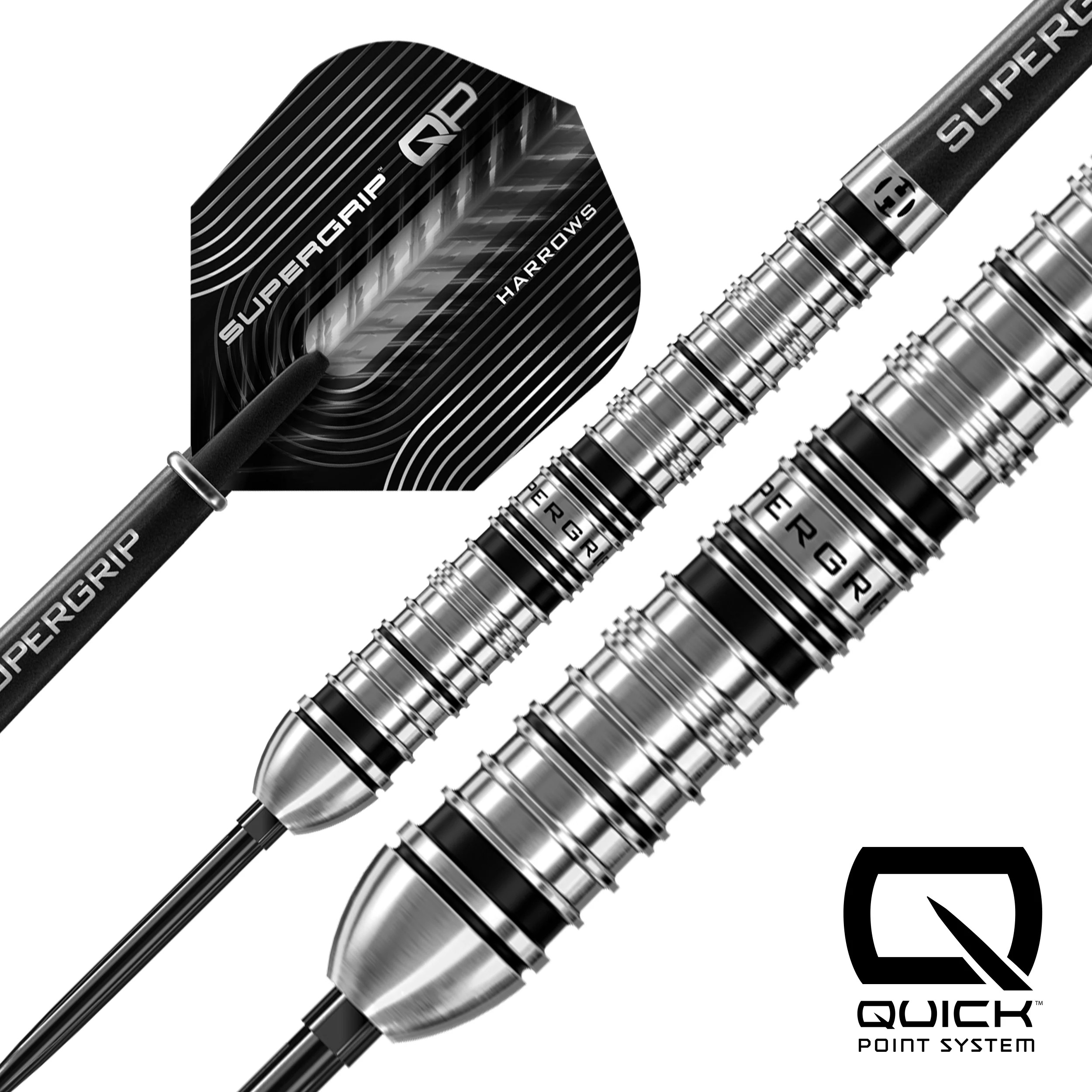 Harrows-steeltip-Supergrip-QP-Tapered-90-tungsten