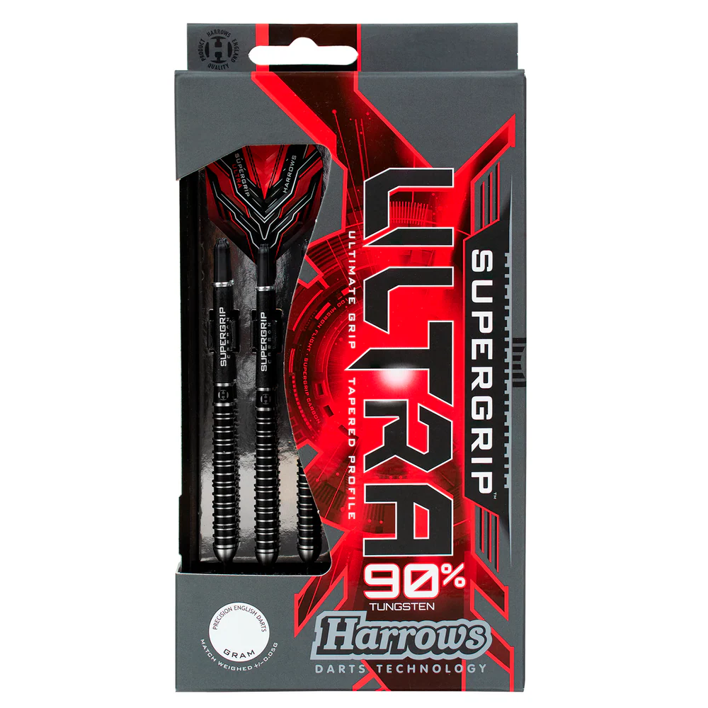 Fléchettes-Harrows-acier-Supergrip-ultra-steeltip