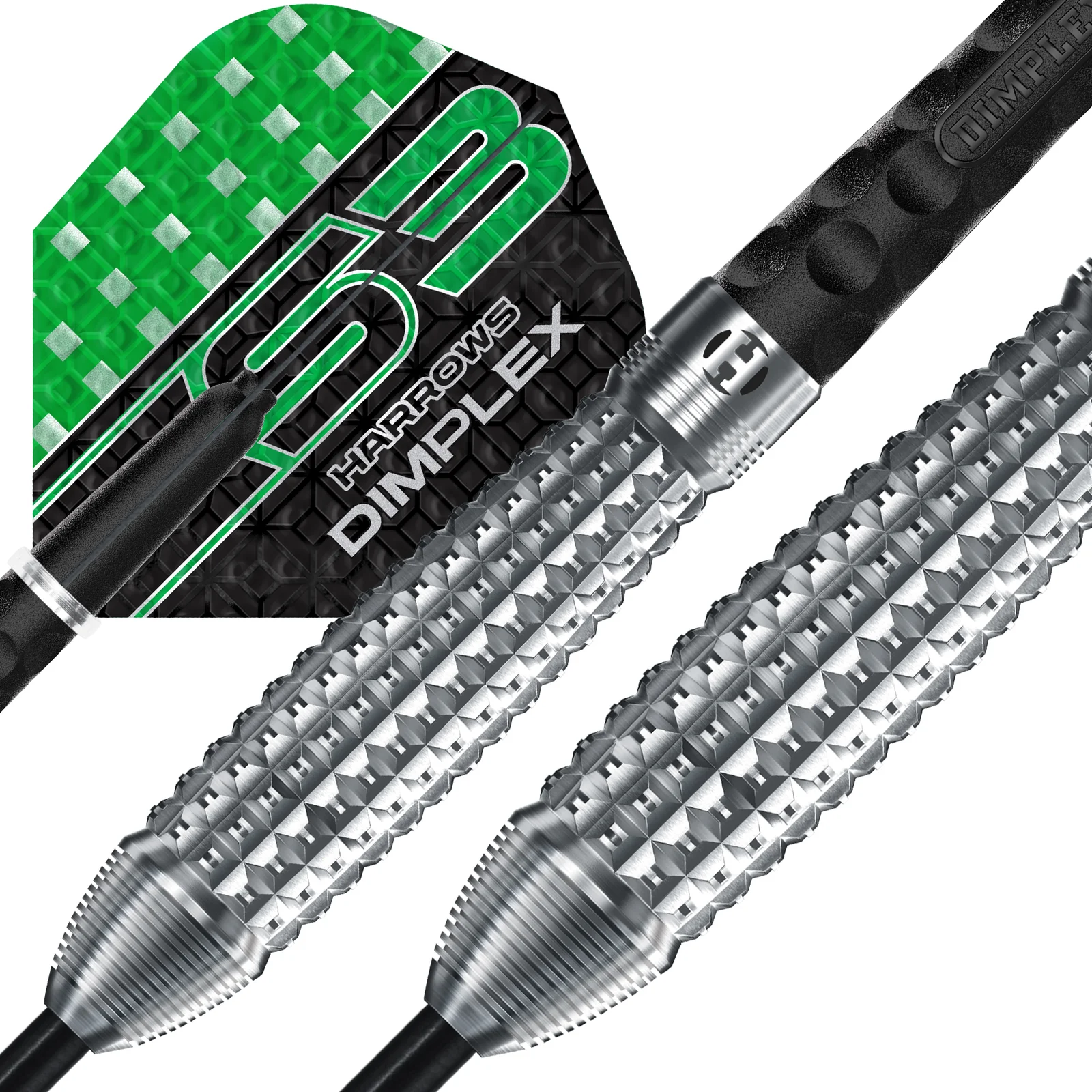 Fléchettes-Harrows-dimplex-S3-bomb-acier-steeltip