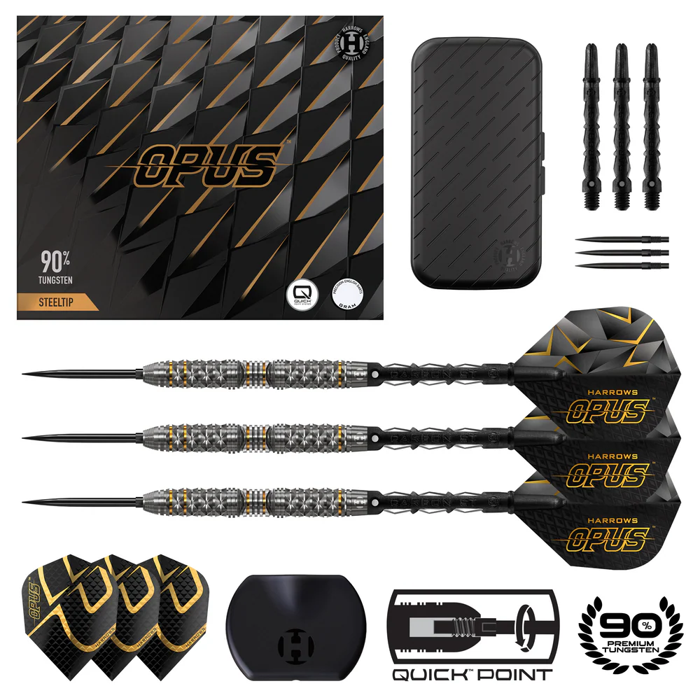 Fléchettes-Harrows-Opus-pointe-acier-steeltip-quick-point