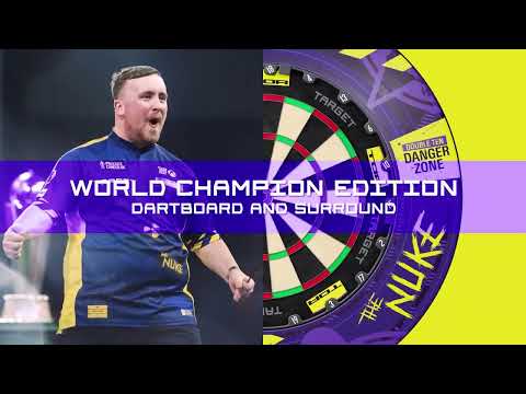 4 Pièces Dartboard Surround Harrows Black-Finition Velours