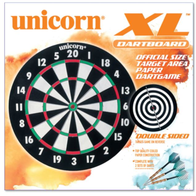 CIBLE Unicorn XL PAPER DARTBOARD
