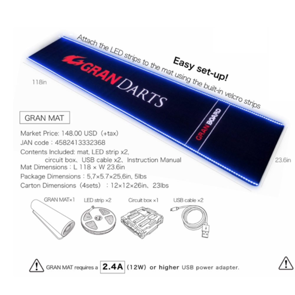 Granboard-dart-mat-avec-led-grn0010