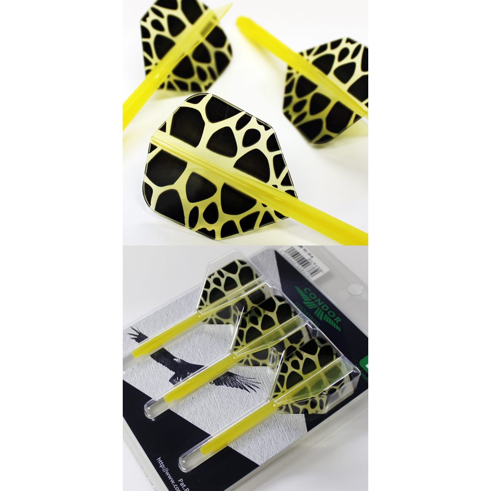 Ailettes-Condor-Giraffe-L-AIL-COND-GIRAFFE-Jaune-Clair-Small-33.5mm
