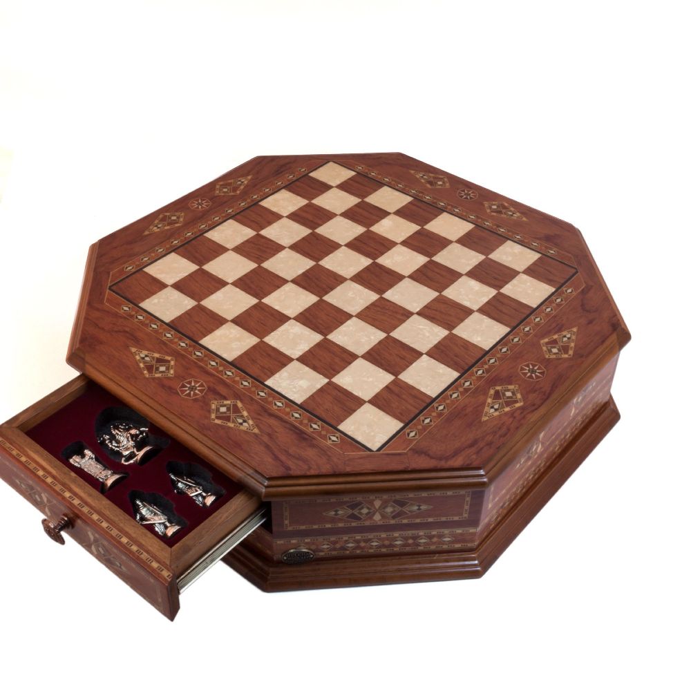 Coffret-d\'-échecs-Octogonal-54cm-Helena