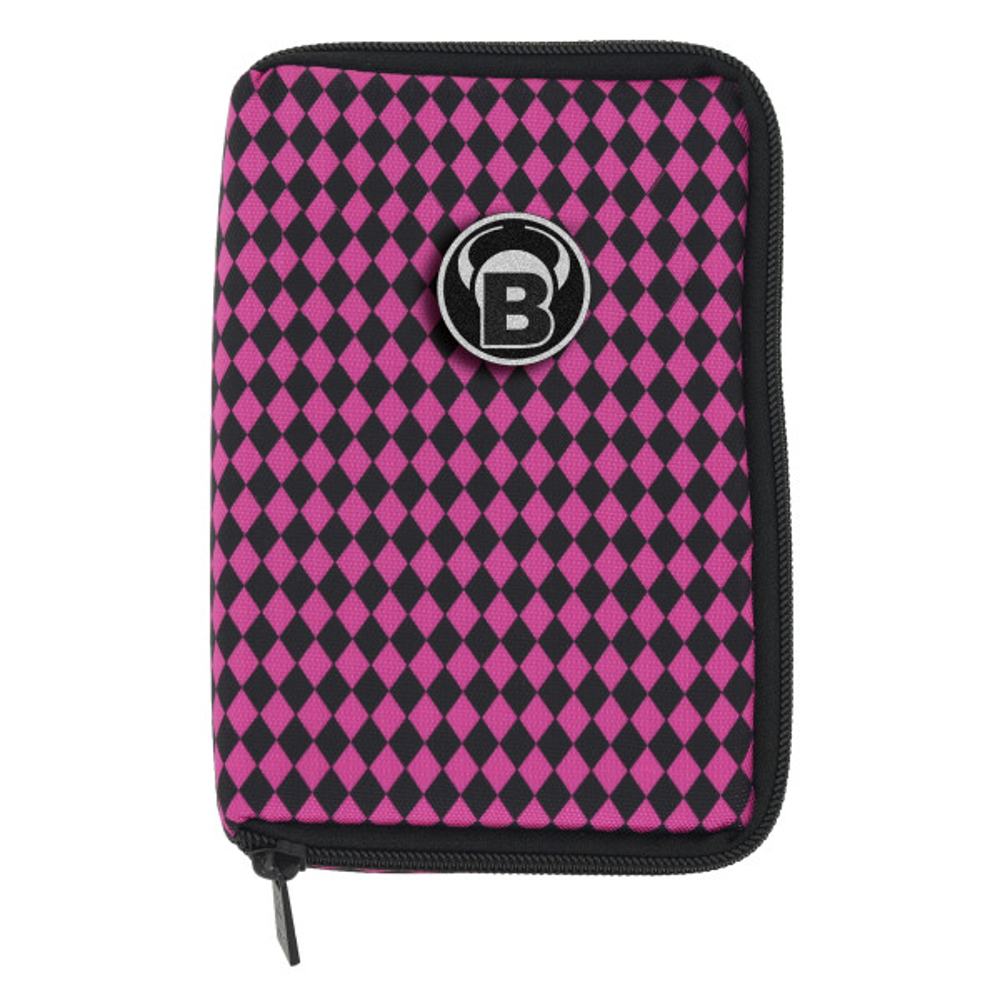 Etui-THE-PAK-UNI-MOTIF-DAMIER-GRIS-ROSE-663