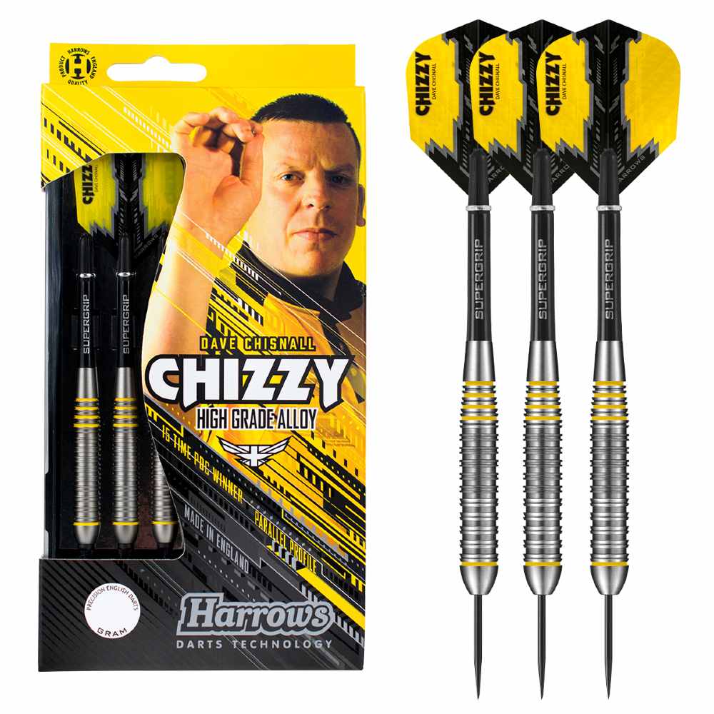 Flechettes-HARROWS-Chizzy-Brass-pointe-acier-22GR