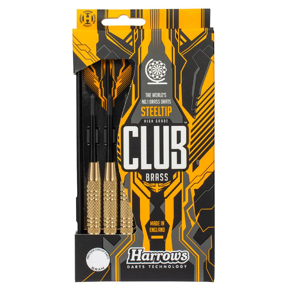 Flechettes-HARROWS-Club-Brass-GK-pointe-acier-22GK