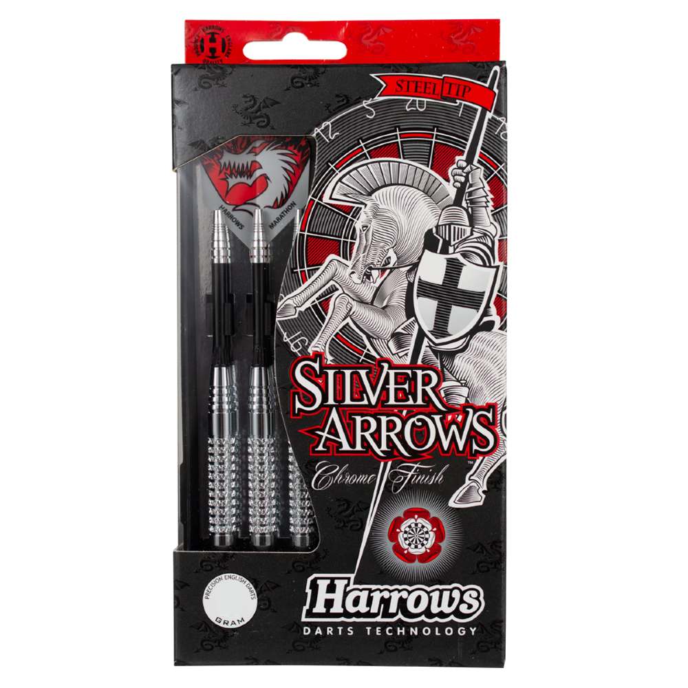 Flechettes-HARROWS-Silver-Arrows-GK-pointe-acier-24GK