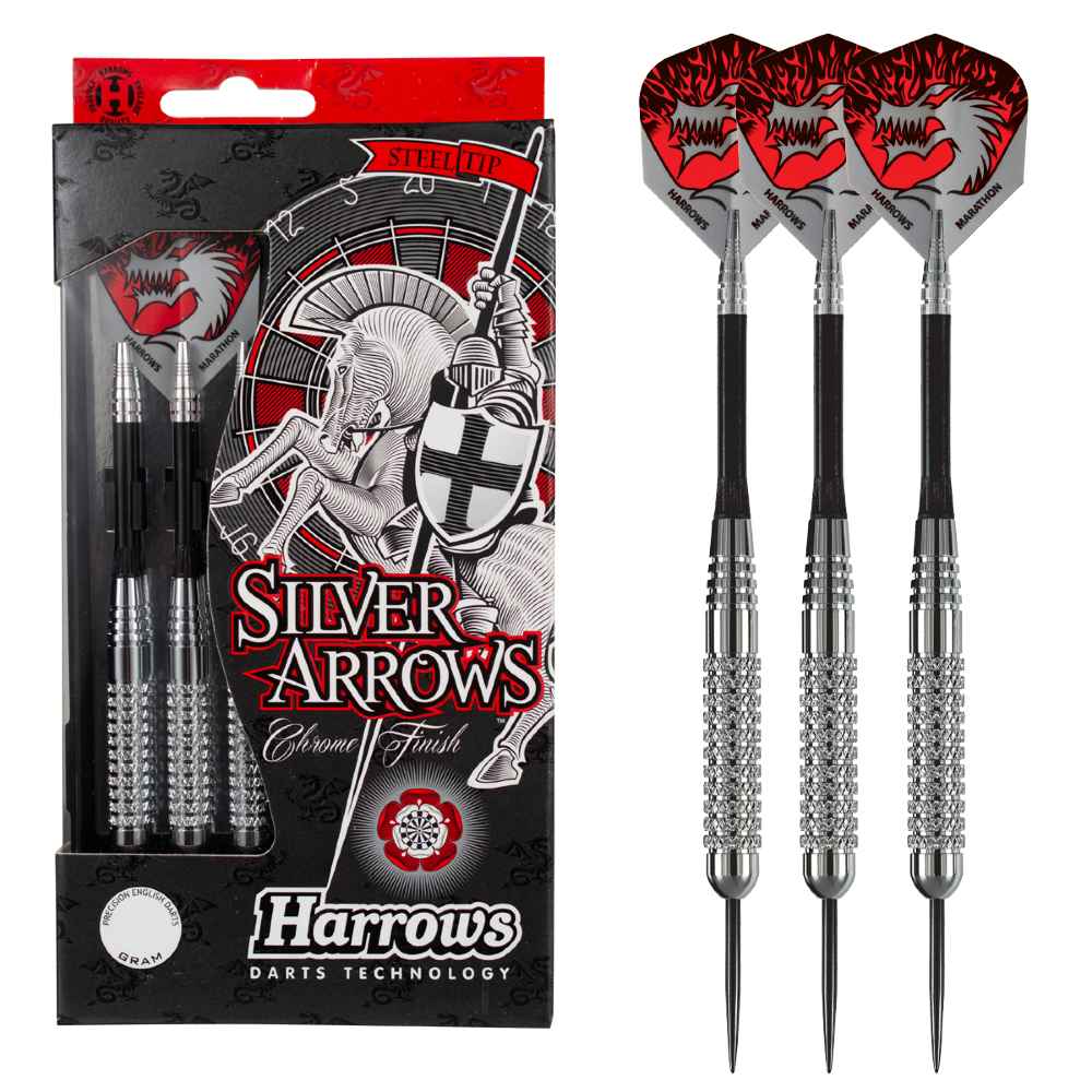 Flechettes-HARROWS-Silver-Arrows-GK-pointe-acier-20GK