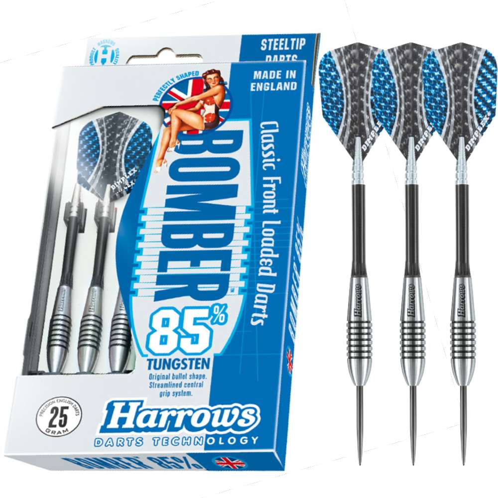 Fléchettes-Harrows-Bomber-GR-85%-Tungstène-pointe-acier-21GR