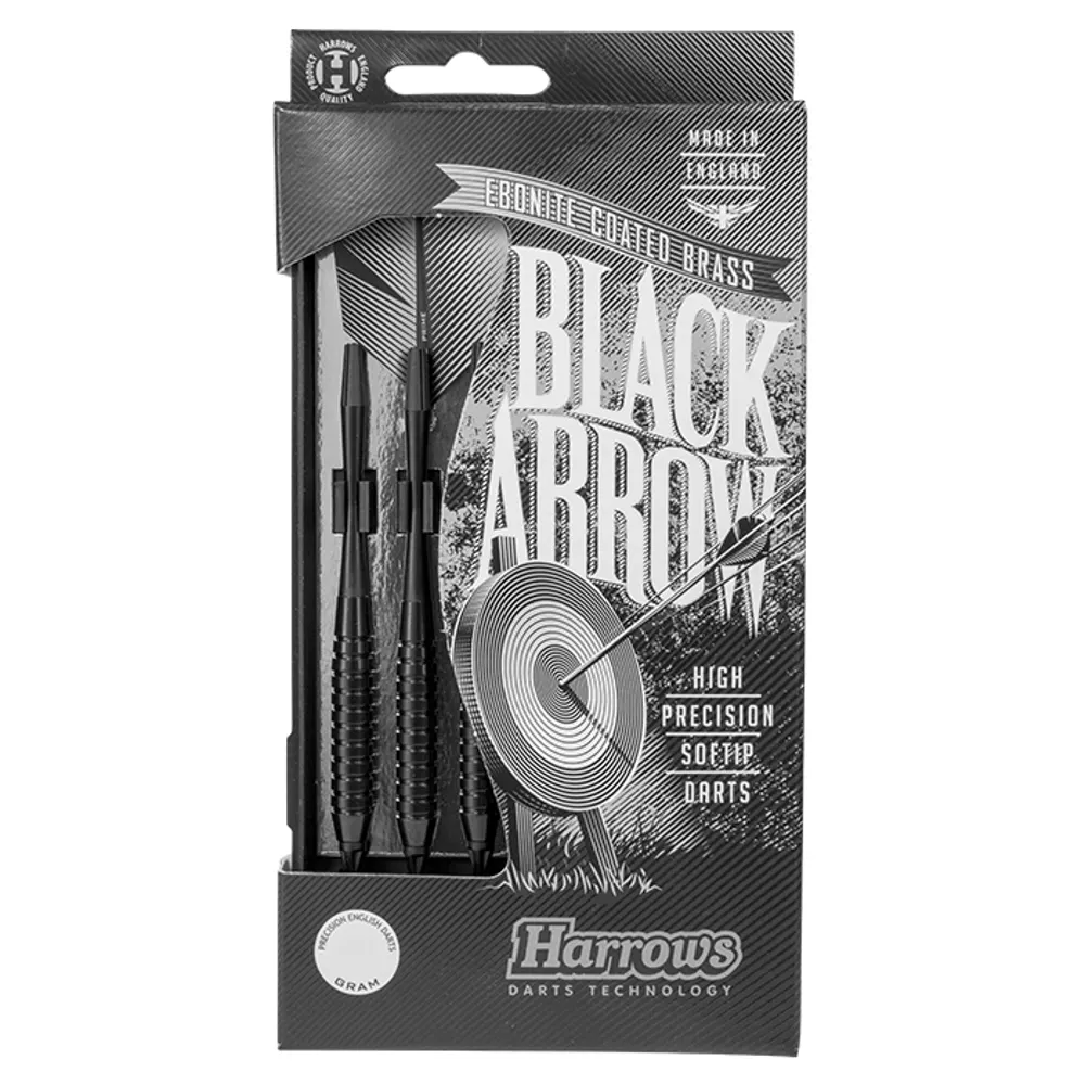 Fléchettes-Harrows-Black-Arrow-pointe-nylon-14GK