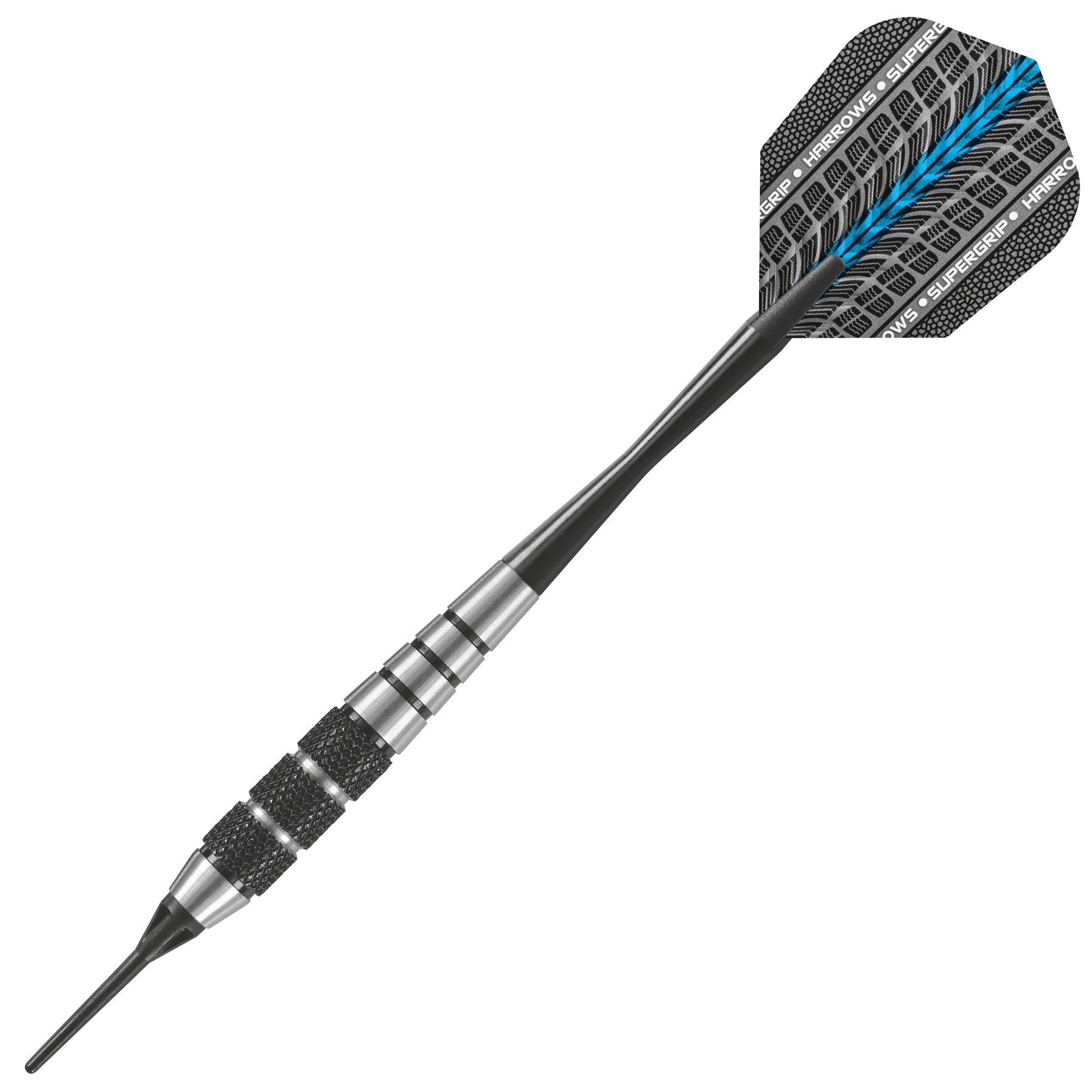 Fléchettes-Harrows-Black-Jack-pointe-nylon-18GK