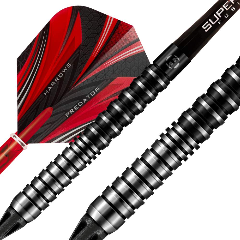 Fléchettes-Harrows-Predator-18GR-90%-Tungstène-pointe-nylon