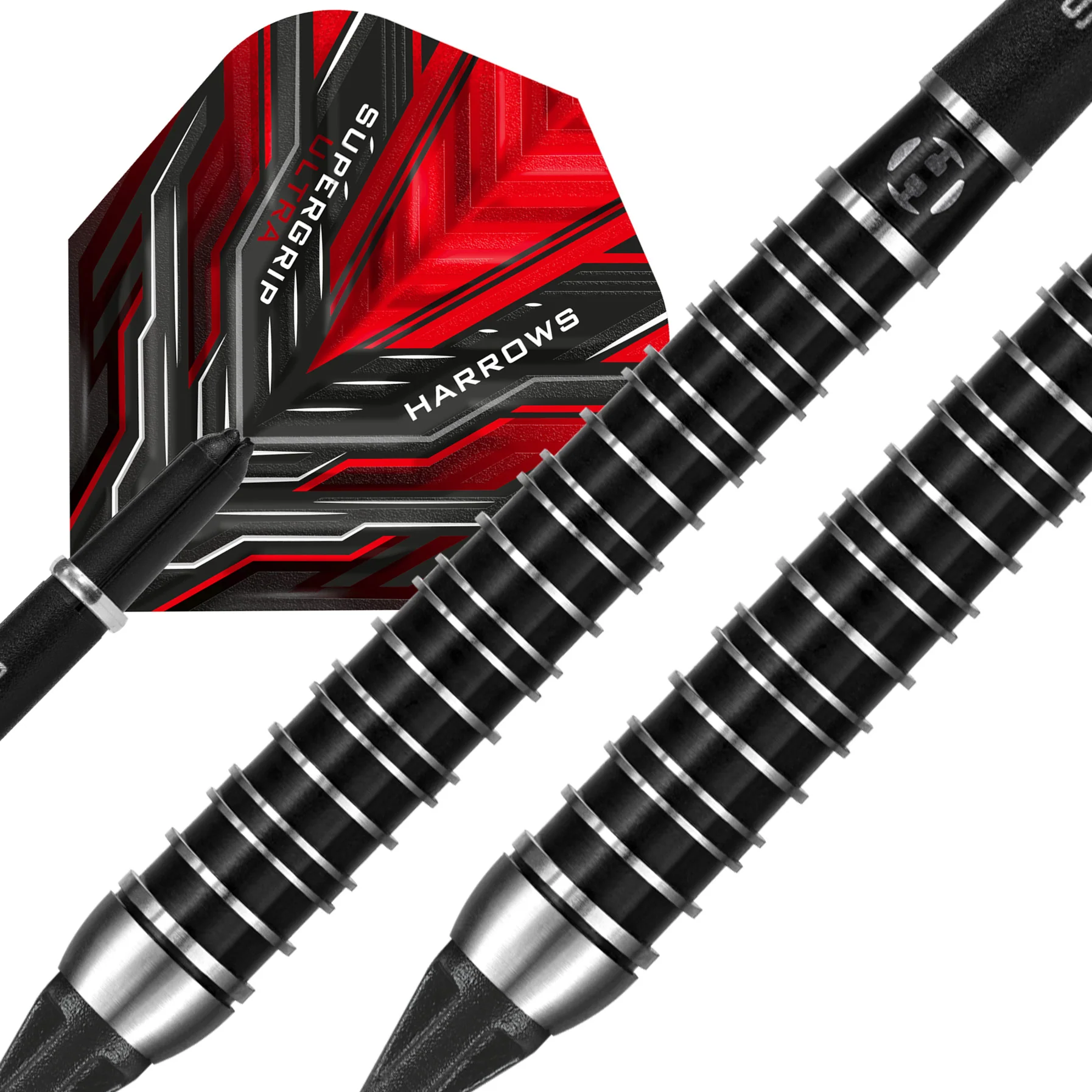 Fléchettes-Harrows-Supergrip-Ultra-18GR-90%-Tungstène-pointe-nylon
