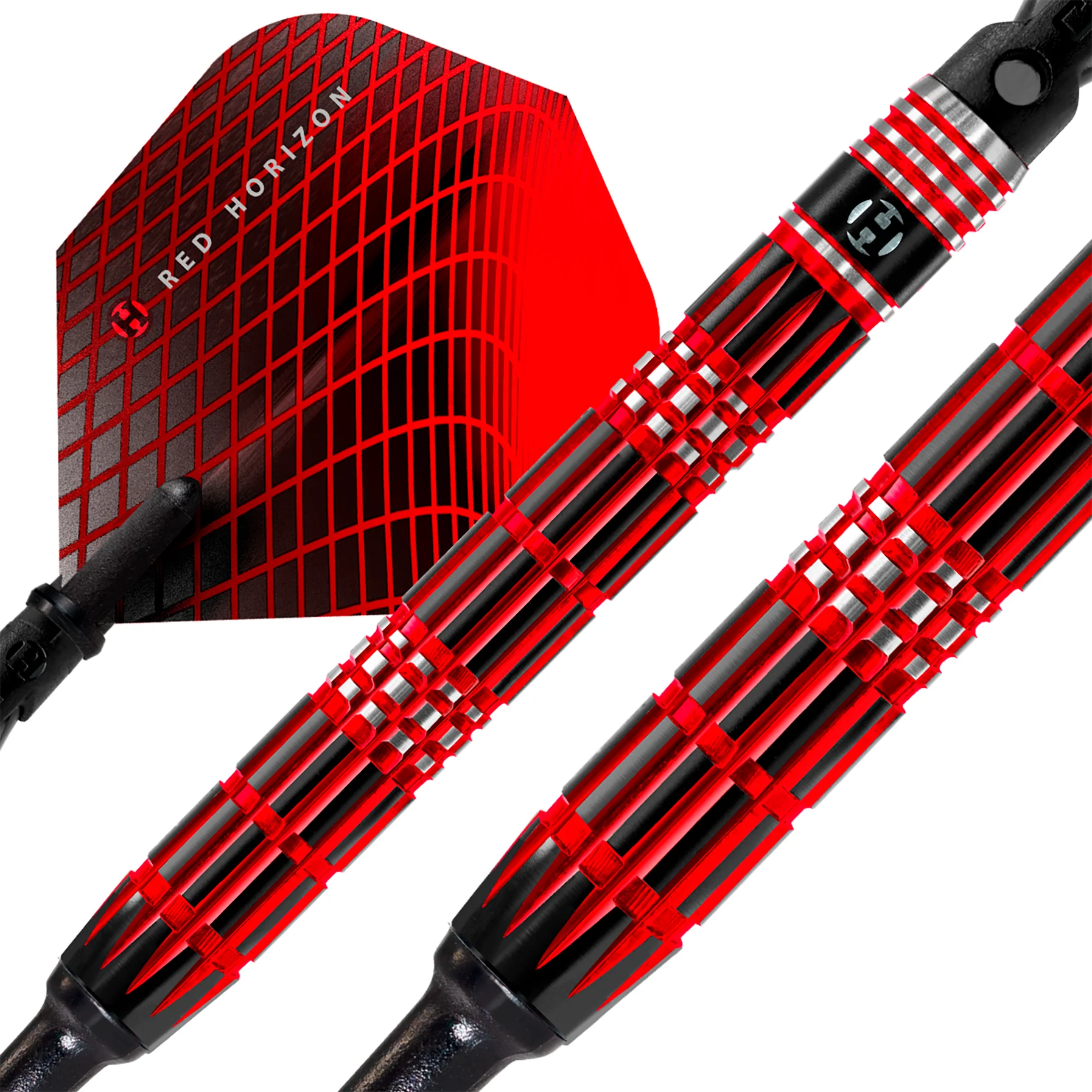 Fléchettes-Harrows-Red-Horizon-90%-Tungstène-18GR-pointe-nylon