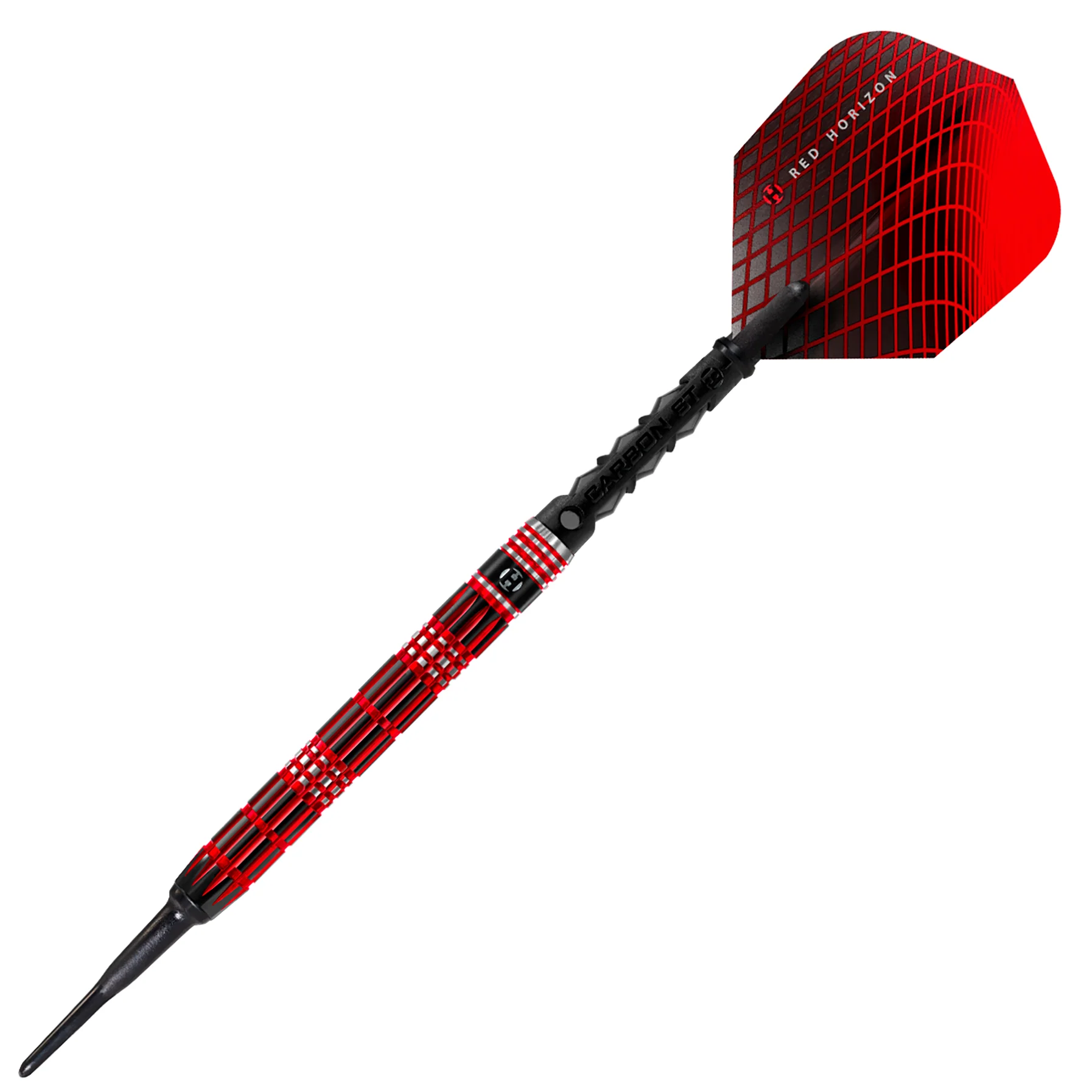 Fléchettes-Harrows-Red-Horizon-90%-Tungstène-18GR-pointe-nylon