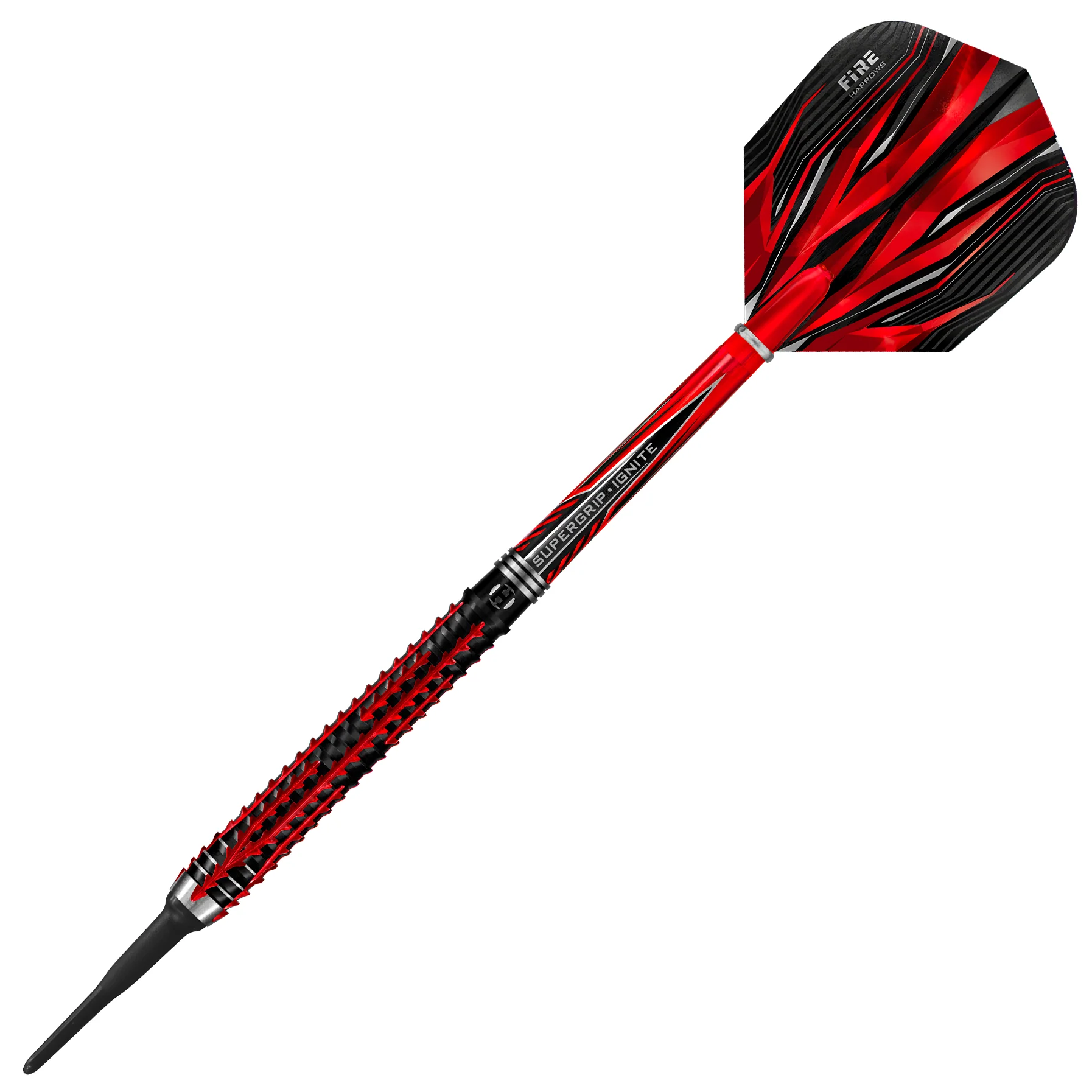Fléchettes-Harrows-Fire-Inferno-18GR-90%-Tungstène-pointe-nylon