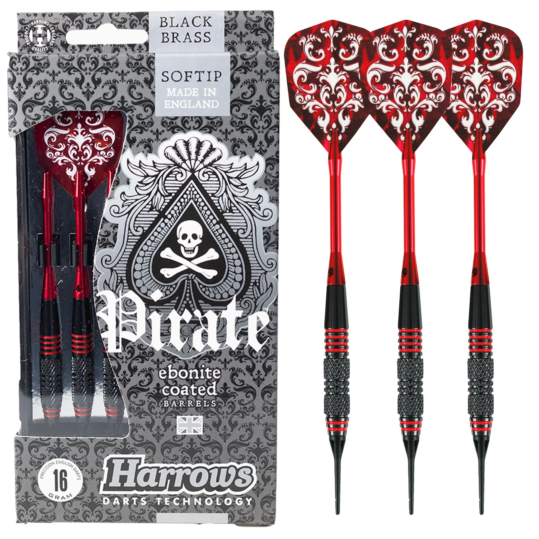 Fléchettes-Harrows-Pirate-pointe-nylon