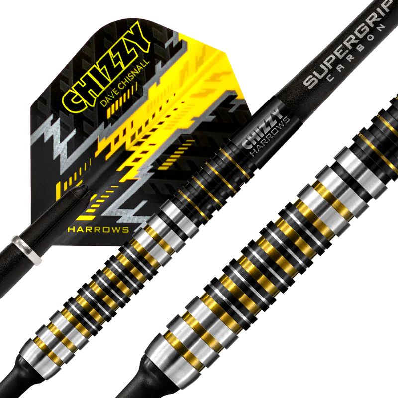 Fléchettes-Harrows-Chizzy-18GR-90%-Tungstène-pointe-nylon