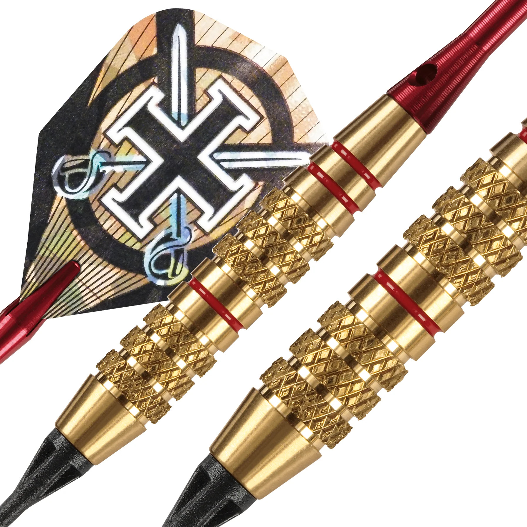 flechette-harrows-nylon-pointe-corsair-rouge