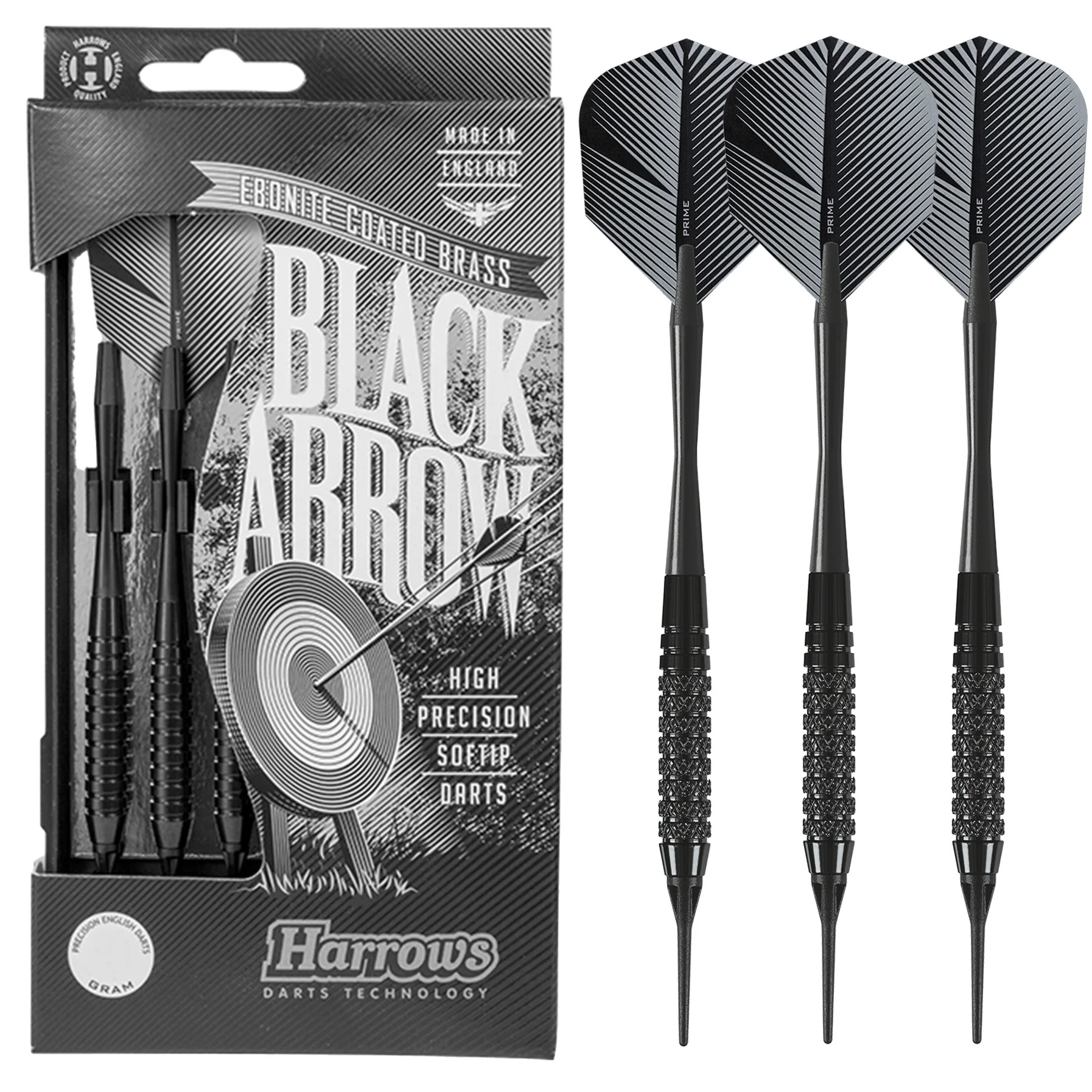 Fléchettes-Harrows-Black-Arrow-pointe-nylon-16GK